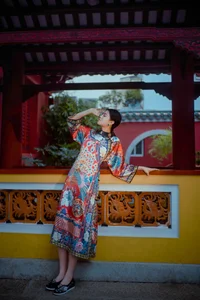 Timeless Elegance of Man Li by the Red Wall - YiTuYu Vol.8871-7