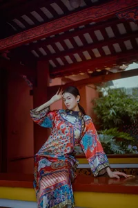 Timeless Elegance of Man Li by the Red Wall - YiTuYu Vol.8871-35