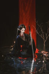 Stunning Urban Portrait Series: Li Xiao Chai in Art Language Vol.9305 - Chic Aesthetic Fashion and Modern Street Style Photography-1