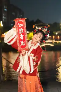 YiTuYu Art Language Vol.8565 Xiao He: Captivating Hanfu Elegance & Traditional Charm for Lunar New Year-6