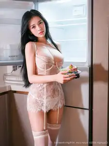 XiuRen No.10722: Lin Jia Ni Captivates in Chic White Lace Lingerie-18