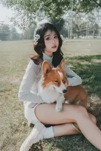 Ethereal Beauty: Young Woman in White Lace Dress Amidst Daisy Field Under Summer Sun-6
