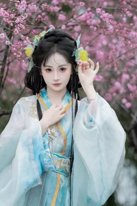 Ethereal Hanfu Beauty in Meiling Plum Forest - YiTuYu Vol.8870 Jiao Yi Zhi Sui Sui-20