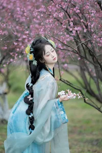 Ethereal Hanfu Beauty in Meiling Plum Forest - YiTuYu Vol.8870 Jiao Yi Zhi Sui Sui-8