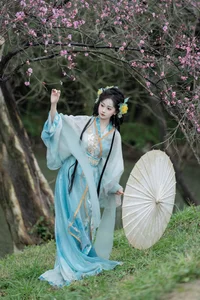 Ethereal Hanfu Beauty in Meiling Plum Forest - YiTuYu Vol.8870 Jiao Yi Zhi Sui Sui-25