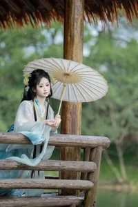 Ethereal Hanfu Beauty in Meiling Plum Forest - YiTuYu Vol.8870 Jiao Yi Zhi Sui Sui-31