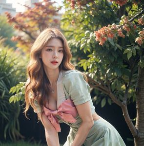 AI Generated Chaebol's Daughter Part03: Realistic Beauty Portrait in Nature-18