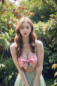 AI Generated Chaebol's Daughter Part03: Realistic Beauty Portrait in Nature-1