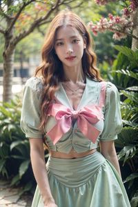 AI Generated Chaebol's Daughter Part03: Realistic Beauty Portrait in Nature-11