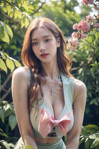 AI Generated Chaebol's Daughter Part03: Realistic Beauty Portrait in Nature-14