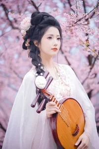 Ethereal Cherry Blossom Muse - YiTuYu Art Language Vol.8949 Tu Ya W-9