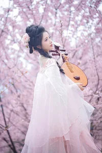 Ethereal Cherry Blossom Muse - YiTuYu Art Language Vol.8949 Tu Ya W-16