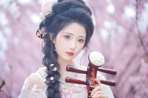 Ethereal Cherry Blossom Muse - YiTuYu Art Language Vol.8949 Tu Ya W-19