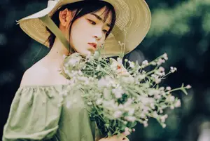 You Ran Hime Vol.8750: Gentle Muse in a Dreamy Spring Garden-5