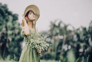 You Ran Hime Vol.8750: Gentle Muse in a Dreamy Spring Garden-17