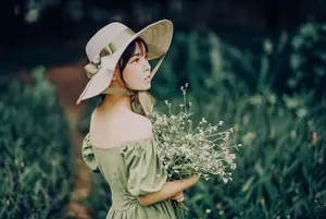 You Ran Hime Vol.8750: Gentle Muse in a Dreamy Spring Garden-11