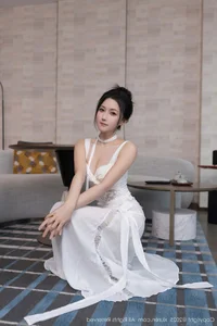 Elegant Fashion Portraiture: Yu Zi Jiang Fish in XiuRen No.10911 – A Stunning Aesthetic Photography Collection for Modern Style Inspiration-1