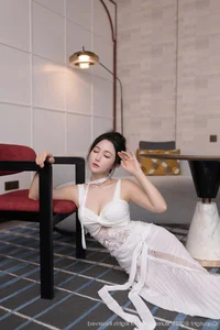 Elegant Fashion Portraiture: Yu Zi Jiang Fish in XiuRen No.10911 – A Stunning Aesthetic Photography Collection for Modern Style Inspiration-10