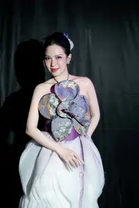 Radiant Actress in Elegant Stage Costume, Her Graceful Beauty Captivates Every Gaze on Stage.-2