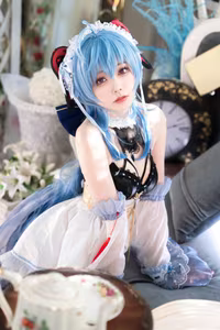 Coser ajiki Transforms into Ganyu Genshin Impact: Exquisite Beauty & Allure-18