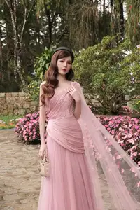 Lilly Luta 'Living Doll' Transforms into a Sweet Pink Princess in a Fairytale Garden-4