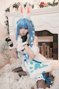 Enchanting Winter Magic with PoppaChan as Usada Pekora-15