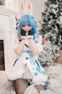 Enchanting Winter Magic with PoppaChan as Usada Pekora-0