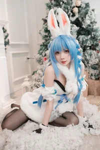 Enchanting Winter Magic with PoppaChan as Usada Pekora-7