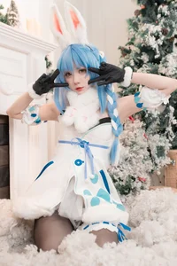 Enchanting Winter Magic with PoppaChan as Usada Pekora-14