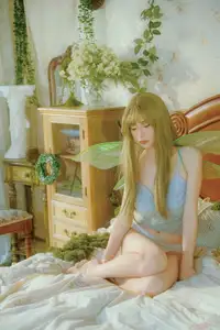 Xiao Man Transforms into a Dreamy Fairy in the Enchanting YiTuYu Vol.8739 Photo Series.-17