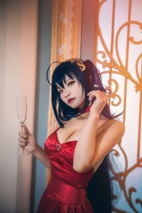 Stunning Taihou Cosplay by Yi Miao Jun: Exclusive Azur Lane Racing Queen Collection (56P) - High-Quality Anime Photography-7