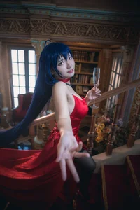 Stunning Taihou Cosplay by Yi Miao Jun: Exclusive Azur Lane Racing Queen Collection (56P) - High-Quality Anime Photography-33