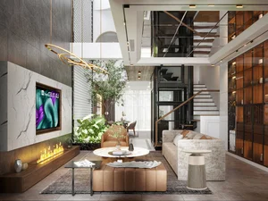 Breathtaking 5-Story Modern Townhouse: A Resort-Style Urban Sanctuary with Lush Greenery and High-End Luxury Interiors-19