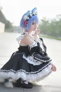 Coser Hua Qi Hana's Adorable Cat Rem Cosplay at Anime Carnival-39