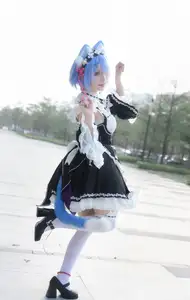 Coser Hua Qi Hana's Adorable Cat Rem Cosplay at Anime Carnival-15