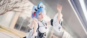 Coser Hua Qi Hana's Adorable Cat Rem Cosplay at Anime Carnival-10