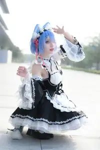 Coser Hua Qi Hana's Adorable Cat Rem Cosplay at Anime Carnival-14