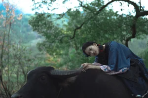 Elegant Aesthetic Portrait Photography: YiTuYu Art Language Vol.9347 Featuring Model Er Yi Zhi in a Cinematic Natural Setting-7