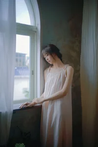 Aesthetic Sunset Portraits: Kan Bu Qing Xiao Gui in YiTuYu Art Language Vol.9137 – Capturing the Magic of Golden Hour Photography-23