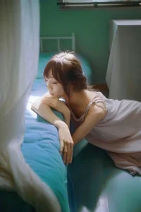 Aesthetic Sunset Portraits: Kan Bu Qing Xiao Gui in YiTuYu Art Language Vol.9137 – Capturing the Magic of Golden Hour Photography-28