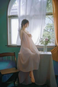 Aesthetic Sunset Portraits: Kan Bu Qing Xiao Gui in YiTuYu Art Language Vol.9137 – Capturing the Magic of Golden Hour Photography-30