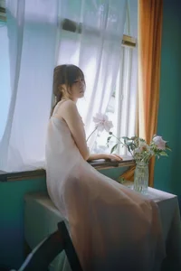 Aesthetic Sunset Portraits: Kan Bu Qing Xiao Gui in YiTuYu Art Language Vol.9137 – Capturing the Magic of Golden Hour Photography-13