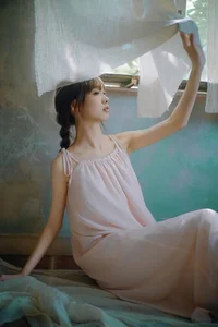 Aesthetic Sunset Portraits: Kan Bu Qing Xiao Gui in YiTuYu Art Language Vol.9137 – Capturing the Magic of Golden Hour Photography-0