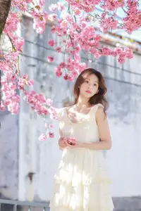 Captivating chickkii: A Vision of Spring Under Cherry Blossoms - YiTuYu Vol.8707-16