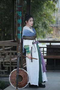 Elegant Traditional Chinese Aesthetic Photography: Art Language Vol.9375 Yi Zhan Bai Cha Qing Huan Collection-12