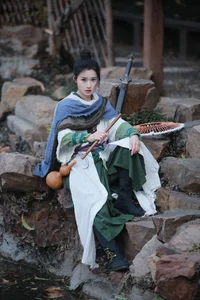 Elegant Traditional Chinese Aesthetic Photography: Art Language Vol.9375 Yi Zhan Bai Cha Qing Huan Collection-20