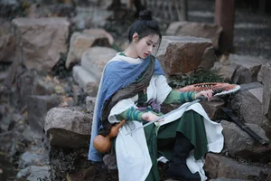 Elegant Traditional Chinese Aesthetic Photography: Art Language Vol.9375 Yi Zhan Bai Cha Qing Huan Collection-4