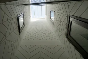 Modern Eco-Friendly Home Design Inspired by Tropical Coconut Leaves in Ho Chi Minh City: A Sustainable Architectural Masterpiece with Split-Level Living-0