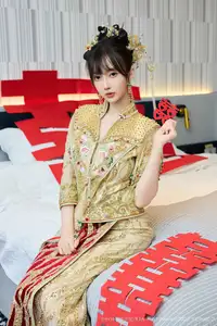 XiuRen No.10567: Yue Er Yue Er's Enchanting Traditional Bridal Photoshoot-6