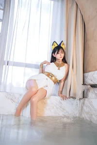 Sakurai Ningning: The Ethereal White Cat Girl Cosplay Aesthetic-21